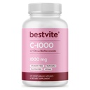 BESTVITE vitamin C 1000mg (120 vegetariske kapsler) med Citrus Bioflavinoider - Ingen stearates - Vegan - Ikke GMO - Glutenfri