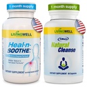 HEAL-N-SOOTHE Natural Cleanse Supplement Proteolytisk Enzym og naturlig Digestive Helse Supplement