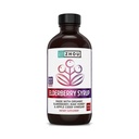 Zhou Nutrition Elder-Mune + Syrup - organisk svart eldreberi Syrup for voksne, immunstøtte Elixir med Apple Cider Vinegar, Echinacea Tinktur, naturlig velvære - 8 Fl Oz Glassflaske