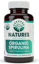 USDA Organic Spirulina Tabletter - Ikke-GMO Grønn Superfood Supplement: 3000mg Frisk Blå Grønn Algae, Vegan, Glutenfri, Sustainable Voksen, Pesticider Gratis og Ikke-Irradiert, 500mg per tablett, 180'