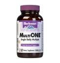 Blåbonnet Ernæring Multi One (med jern) Grønnsaker Kapsler, Komplett Full Spectrum Multiple Vitamin Supplement, B Vitaminer, Gluten og Melk gratis, kosher, 4 måneders forsyning, 120 greve