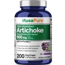 NusaPure Artichoke 20:1 Ekstrakt, 600 mg tilsvarende 12.000 mg 200 Veggie caps (Non-GMO, Glutenfri)