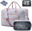 LOVEVOOK Reise Duffle Bag - Kvinners Weeker Carry På Overnatting Laptop & Gym Bag Med Toalett / Sko Pocket, Sykehus Labor Bag