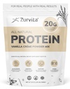 Zurvita - Vanilla Crème Protein Powder-protein, Probiotika, Ingen kunstige søtningsmidler, 24+ Vitaminer og mineraler, 140 Cal/Scoop - 26oz (20 Serveringer)