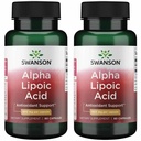Swanson Alpha Lipoic Acid - Naturlig kosttilskudd som støtter sunne blodtrykksnivåer allerede innen et normalt område - fremmer karbohydratmetabolisme - (60 kapsler, 600 mg hver) (2 pakke)