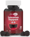 Maxi Health Naturlig Laxative Gummier for voksne og barn – ikke-GMO og Vegansk Senna Stool Softener Gummier – Berry Flavor Chewable Laxatives for Cockpit Support (60 grev)