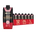 Optimum Nutrition Gold Standard Protein Shake, 24g Protein, Klar til å drikke Protein Drikke, Strawberry, 11 Fl Oz, 12 Count (Pack of 1) (Packing May Vary)