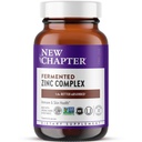 Ny kapittel sink Supplement, Fermentert sinkkompleks, En dag for immunstøtte + Hud helse, mineral-balanserende formel rik på kobber, lett å svelge og digest, 30 greve (1 måneds forsyning)