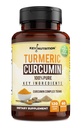 Turmeric Curcumin Complex med Piperine, 100% ren - 120 kapsler