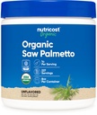 Nutricost Organic Saw Palmetto Powder 8oz - sertifisert USDA Organic Saw Palmetto, Glutenfri