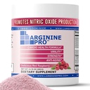 L-ARGINine PRO 5,500mg L-Arginine Plus L-Citrulline 1,100mg Bringebær pulver drikkblanding supplement for økt nitrogenoksid produksjon
