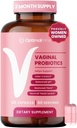 Optimal Prime Vaginal Probiotika for kvinner med prebiotika, Cranberry Extract, og Lactobacillus Probiotic Blend, støtter sunne Vaginal Flora, Odor Control, pH-balanse, 2 måneders forsyning, 120 kapsler