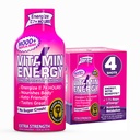 Vitamin energi Mood + Extra styrke energi Shot Tropical Berry 4 Pack, 260mg naturlig kaffe, B-vitaminer, Rhodiola, Kamille, Mood & Energy Support, Zero sukker, Glutenfri, Vegan, 1.93 fl oz