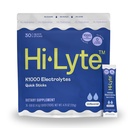 Hi-Lytte K1000 Electrolytes Sticks Unflavored Keto & Performance, 30 Services