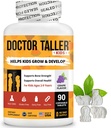 Dr. Taller Kids - Kids flervitaminer, Todler Vitaminer - Støtte Bone Styrke, Forbedret immunitet med kalsium, Multivitaminer for alder 2 til 9 - Grape Flavor - 90 Chewable Tabletter