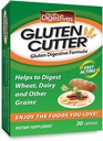 Sunn Digestives Gluten Cutter Enzyme Formula - bidrar til å forbedre kroppen din Gluten Digestion og Assist i å bryte ned hvete, meieri og andre korn - Kapsler - 30 Services
