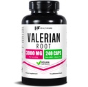 Healthfare Valerian Root Capsules | 3000mg høy potens ekstrakt | 240 Vegan piller | Herbal Supplement for avslapning og søvnstøtte | Ikke-GMO, Glutenfri, laget i USA