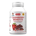 ANDREW LESSMAN Cranberry Fordeler - 180 Kapsler - Støtter Blader, Nyre og Urin Tract Health. Høy styrke standardisert ekstrakter av tranebærfrukt, liten lett å svelge kapsler