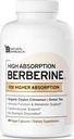 Høy absorpsjon Berberine Phytosom - 10X Mer Biotilgjengelig | Metabolsk støtte for kvinner og menn | Ceylon Cinnamon + Grønn Te Ekstrakt | Berberis Aristata Supplement | 90 Kapsler