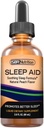 Naturlig søvnhjelp flytende dråper med 5 mg melatonin | Suntheanine, kamille, GABA, velvære formel | Soothing Extra Styrke Sublingual Supplement støtter sove, søvnløshet, Jet Lag | 2 fl oz