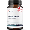 Designs for helse L Glutamine Kapsler - 850 mg Vegetarisk Aminosyrer Supplement for å støtte muskelgjenvinning, Digestiv, Immun + Gut Helse - Ikke-GMO + Glutenfri (120 Kapsler)