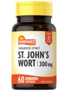 Sundance St. John's Wort Kapsler | 300 mg | 60 greve | Ikke-GMO og glutenfri standardisert ekstrakt