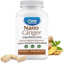 En Planet Nutrition Nano Ginger Root 250 mg Veggie Kapsler (120 Services), ren Ginger Root Extract, Nano for superior absorpsjon, forbedrer Digestive Helse, Ikke-GMO, Vegansk Glutenfri