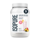 Isopure Clear Whey Isolate Protein Powder, Laktosefri, Glutenfri, Naturlig Flavored, Tropisk Punch, 20g Protein Per Serving, 1,9 Lbs, 36 Serveringer (Packaging May Vary)