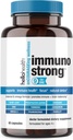 Daily Immune Support Supplement ImmunoStrong 10-i-1 Immunitet Vitaminer med immunforsterkning Oregano, Olive Leaf, Soothing Antioksidant Omega 3, Turmeric Curcumin & Zink Vitaminer for voksne og barn -60 ct