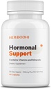 Hormonell støtte - Hormon Balance Supplement for kvinner, PMS støtte Supplement & Hormon Harmoni for kvinner, støtter energi, Mood Swings, Hot Flashes, Menopause Hormonal Balance (60 Caps)
