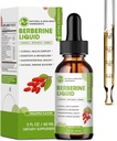 Berberine Supplement flytende dråper, Berberine med ceylon kanel, gurkemeie, Resveratrol, Bitter Melon, og mer-ekstra styrke vegansk kosttilskudd, støtter immunsystem og digestiv system
