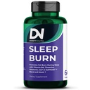 Sleep Burn nattetid Fettforbrenner,Night Shred fettforbrenner og naturlig søvn støtte for menn og kvinner, Metabolisme Booster med vitamin B6,L-Theanine Melatonin Astragalus Ceylon Cinnamon Berberine 60ct