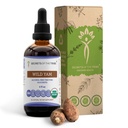 Hemmeligheter til Tribe Wild Yam alkohol-fri USDA organisk tinktur (Glyceritt) ansvarlig dyrket Wild Yam (Dioscorea Villosa) Tørket rot (4 fl Oz) Hormon støtte supplement