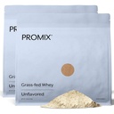 PrMixa Nutrition Whey Protein Powder, Unflavored - Grass-Fed - Post Workout Fitness & Ernæring Shakes, Smoothies, Baking & Matlaging Oppskrifter - Glutenfri & Keto-Friendly - 5 pund (Pack of 2)