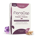 FloraCap Vaginal Probiotika for kvinner - 30 orale kapsler - Heale Doctor Formulert Probiotika for feminin helse, pH, urinveistraktasje og sunn Vaginal Flora - Reduser Odor, Kløe, & Discomfort