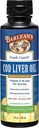 Barlean Cod Liver Oil Liquid Supplement, Omega 3 Fiskeolje med 900 mg EPA og DHA Plus Vitamin D, Kosttilskudd for felles, hjerne og hjerte helse støtte, Lemonade Flavor, 8 oz