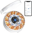 Zoksi Premium 31-Slot Automatic Pill Dispenser med fingeravtrykk og nøkkellås, Smart Medisinering Organizer med Alarm & Light, Elektronisk Pill Organizer for eldre & glemsomhet
