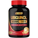 DRFOSTER Coq10 400mg Softgels Ubiquinol med PQQ & vitamin E, Oliveolje, hjerte, hjerne og energi støtte - 120 dagers forsyning