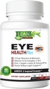 Areds 2 Eye Health Plus m/ kobber, vitamin A B C E, Lutein & Zeaxanthin, Quercetin, sink, Bilbærekstrakt, Biotin - Sight Care, Tørrhet, Strain, Nattsyn Supplement for voksne 60 kapsel