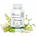 New Zealand - Palmitoyletanolamid 600 mg + Luteolin - Mikronisert Erte Supplement - 120 Vegan Kapsler