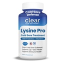 Lysin kald sore behandling for lepper – med Lactobacillus Rhamnosus, syreophilus og vitamin C – Cold Sore Supplement for lep & hud helse, immunstøtte og forebygging – 360 kapsler