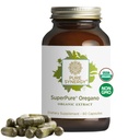 PURE SYNERGY SuperPure Oregano ekstrakt | Oregano oljeekstrakt Kapsler | Økologisk olje og blad Supplement | for immun, digestiv og respiratorisk helse (60 kapsler)