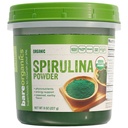 BareOrganikk Spirulina pulver - organisk Superfood pulver - Vegan, ikke-GMO, Glutenfri - høy protein, antioksidant-Rik for smoothies, jusser, rister og daglig velvære, 8 Oz