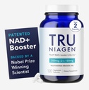 TRU NIAGEN - patentert Nikotinamid Riboside NAD+ Tillegg. NR støtter cellulære energimetabolisme og reparasjon, Vitalitet, sunn aldring av hjerte, hjerne og muskler - 60 serveringer / 120 kapsler