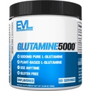 Pure Vegan L-Glutamine Powder Supplement - Evlution Nutrition Nitric Oxide Booster 5g L Glutamin Supplement for post trening gjenoppretting Forbedret pumper Gut Helse Energi og immunitet - Uslavored