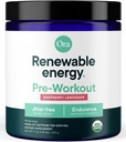 Ora økologisk naturlig pre trening pulver - bringebær sitronade flavor - gir jitter gratis energi, fokus, Hydration, & utholdenhet - Vegan, sertifisert økologisk, soya, dairy, & glutenfri, 20 Services