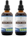 Hemmeligheter av Tribe Grape frø tinktur alkoholfri flytende ekstrakt, grape (vitis vinifera) tørket frø (2x4 FL OZ)