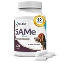 K9 Velg SAM-e for hunder: 225 mg, 60 tabletter Aktivt S-adenosyl-L-metionin lever Supplement - Kognitiv og felles helse ernæring for mellomstore og store hunder - samme hund lever ernæringstilskudd