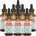Liposomal Glutathione flytende 2000MG - Antioksidant Detox Supplement for kvinner og menn, Aging Defense, Leverfunksjon og energi, med Hyaluronsyre + Aloe Vera + Vitamin C, Naturlig & Vegan, 16 FL.OZ
