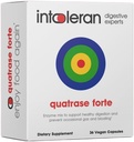Intoleran Quatrase Forte Digestive Enzymer - 36 Kapsler | Høyt dosert kosttilskudd for FODMAP Intolerance | Hjelper Digest Laktose og komplekse karbohydrater* | Pure & Vegan | Lav FODMAP
